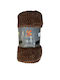 Fleece-Decke King Size 220x240 Blnk-z-braun