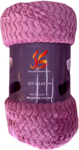 Κουβέρτα Fleece Υπέρδιπλη 220χ240 Blnk-z-κοραλλί