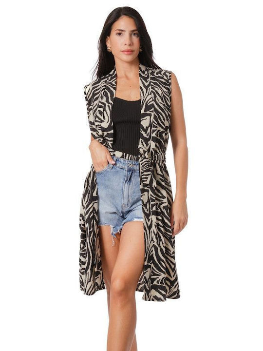 Midi Kimono Animal Print