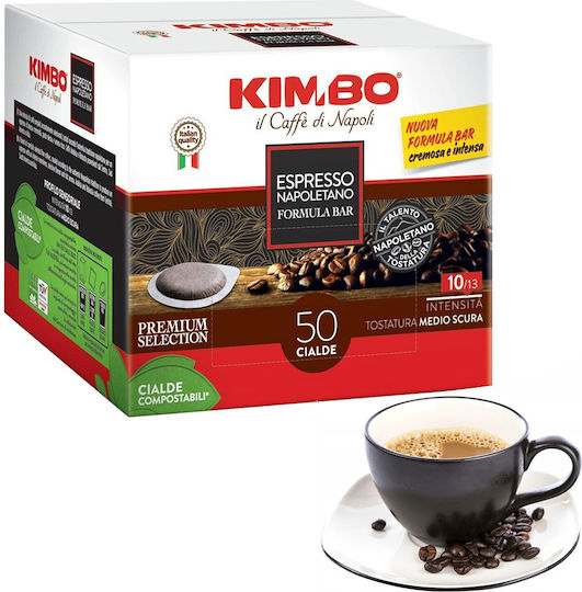 Kimbo Κάψουλες Espresso Napoletano Συμβατές με Μηχανή E.S.E. Pod 50caps