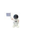Decorative Astronaut Flag Movement Solar Charging 11.8x12.3x5cm Plastic White 337