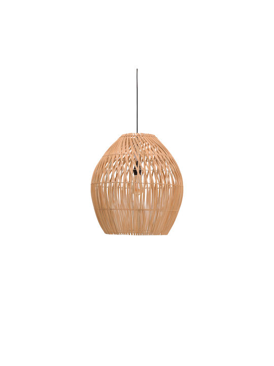 Pakketo Pendant Light Orange with Socket E27 50x50x40cm