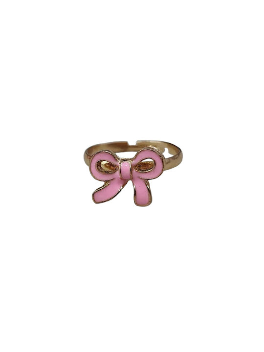 Kids Ring Pink Bow 9300011