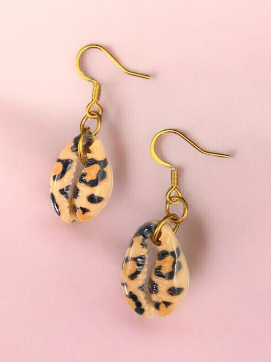 Original Fake Set Earrings made of Steel Gold Plated