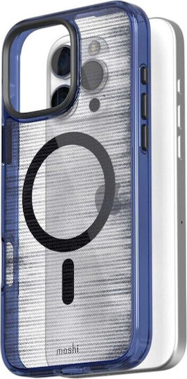 Moshi Wallet Σιλικόνης Μπλε (iPhone 16 Pro)