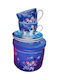 Set Weihnachtliche Tassen Porzellan Blau Weihnachtliche Tassen Porzellan Blau 2Stück
