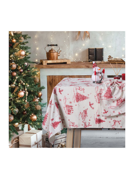 Das Home Christmas Christmas Tablecloth Fabric ...