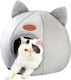 Bett Katze Gray
