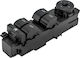 NTY Car Window Switch for Ford Focus / Escape Black