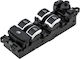 NTY Car Window Switch for Volkswagen CC Volvo S60 / V60