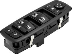 NTY Διακόπτης Παραθύρων Αυτοκινήτου για Dodge Grand Caravan Μαύρο