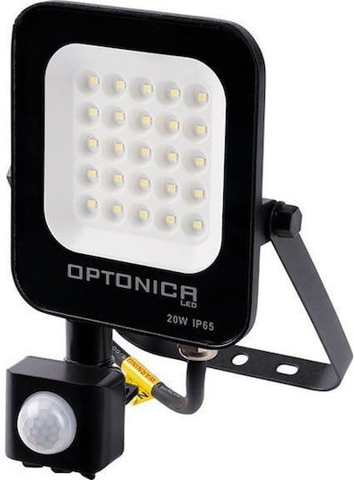 Metanor Wasserdichter LED Flutlichter 20W Warmes Weiß 2700K mit Bewegungssensor IP65