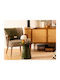 Round Side Coffee Table A-s Jaya Metal Green W38xL38xH43cm