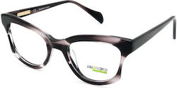 Tipi Diversi Women's Acetate Butterfly Frame Black