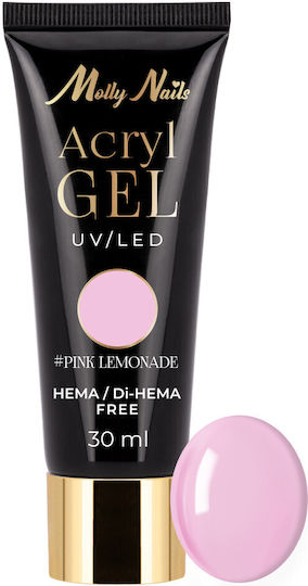 Molly Lac Gel Νυχιών Pink Lemonade 30ml
