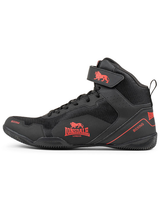 Lonsdale Rufford Παπούτσια Πυγμαχίας Μαύρα