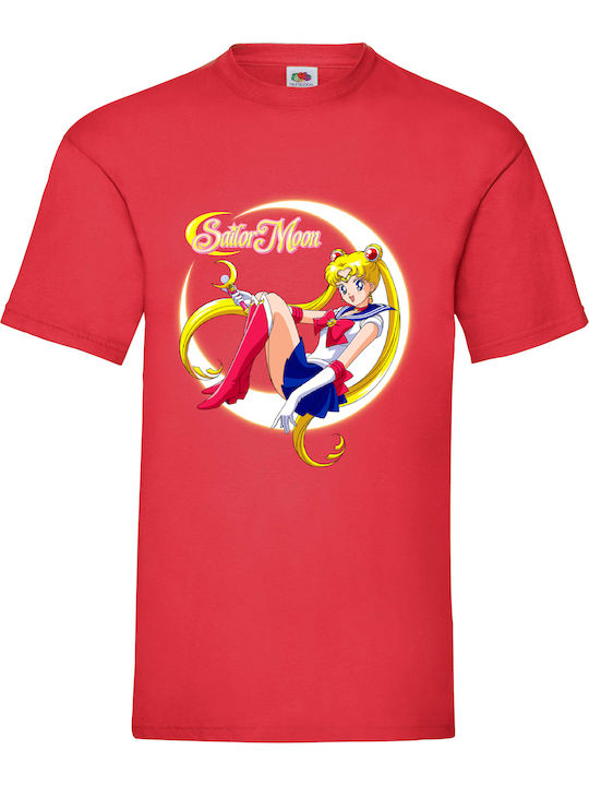 Fruit of the Loom Sailor Moon No2 Μπλούζα Κόκκι...