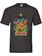 Fruit of the Loom Scooby Doo No2 Μπλούζα Μαύρη Βαμβακερή