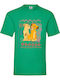 Fruit of the Loom The Lion King Simba Nala Retro No1 Μπλούζα Πράσινη Βαμβακερή