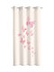 Saint Clair Kinder Vorhang Verdunkelung mit Haken Rosa 160x240cm