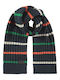 Kids Knitted Scarf Blue