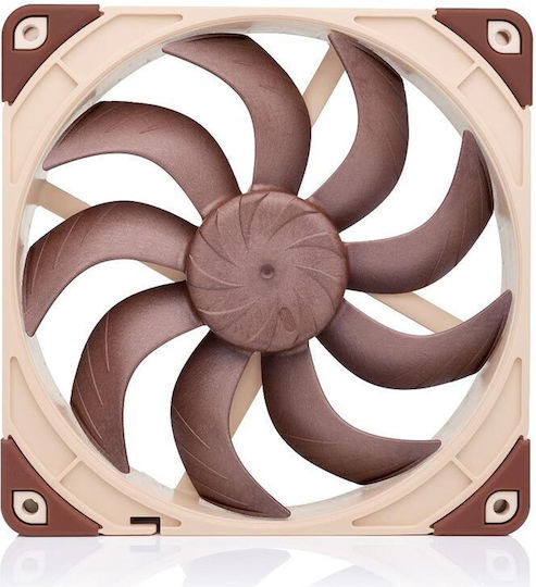 Noctua NF-A14x25 G2 PWM Case Fan 140mm (1500rpm / 91.58cfm) Without LED Lighting and 4-Pin Connection Brown
