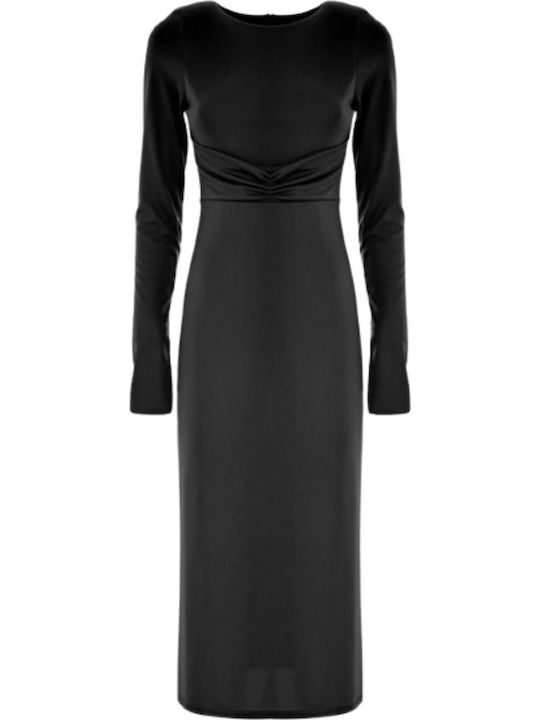 kocca Maxi Dress Draped Nero A24PAB2941ABUN0000-00016