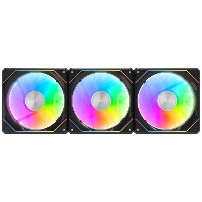 Darkflash Gauss G24 3 σε 1 ανεμιστήρες υπολογιστή (μαύρο)