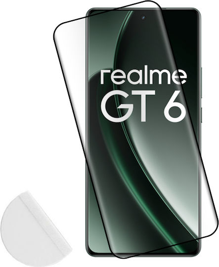 Idol 1991 3D 0.3mm Full Glue Tempered Glass Black (OnePlus 6TRealme GT 6 / GT 6T)