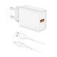 iNOS USB-A Charger with Lightning Cable 18W White