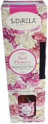 Raumduftstäbchen E-4084 Rote Blumen 100ml Sidirela