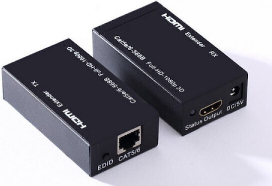 Extensor HDMI Anga Ext60 60μ 1x Cablu UTP Cat5e/6 1080p Compatibil HDMI 1.3 HDCP 1.2
