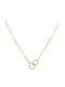 Papoulidis Jewellery from Gold 9 K with Zircon