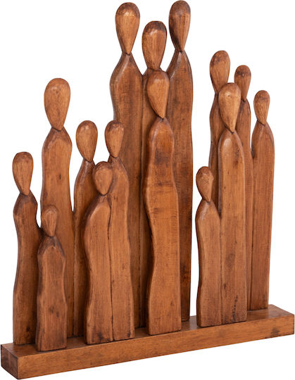 Table Decorative Primate HM4415 Albizia Wood 68x10x76cm 1 Piece