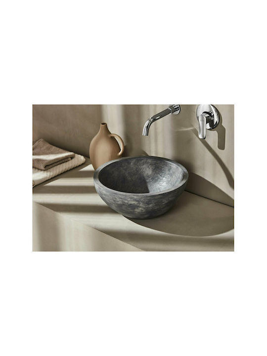 Tema Countertop Sink Stone 40x40cm Anthracite
