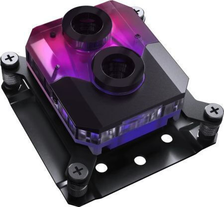 Phanteks Cpu Block Glacier Ez-fit 450cpu D-rgb 1700 / Am4 / Am5 Black (ph-gef_cpu450_dbk) GPU Water Block Μαύρο