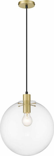 Light Prestige Pendant Light Gold with Socket E27 30x30x155cm