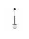 Light Prestige Pendant Light Black with Socket E14, E.14 18x18x125cm