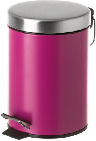 HL144 Inox Καλαθάκι Μπάνιου 5lt Ροζ HL144 Inox Καλαθάκι Μπάνιου 5lt Ροζ