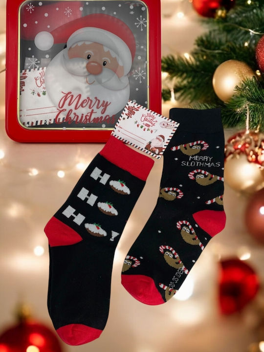 IDER Weihnachtssocken Schwarz 2Pack