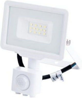 Metanor Wasserdichter LED Flutlichter 10W Warmes Weiß 2700K mit Bewegungssensor IP65