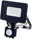 Metanor Proiector LED Etanș 10W Alb Cald 2700K cu Senzor de Mișcare IP65