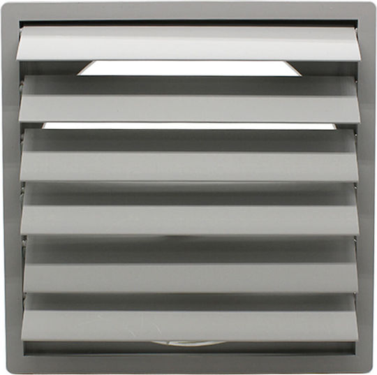 Mmotors Lüftungsgitter 24x24cm Quadratisches Schwerkraft