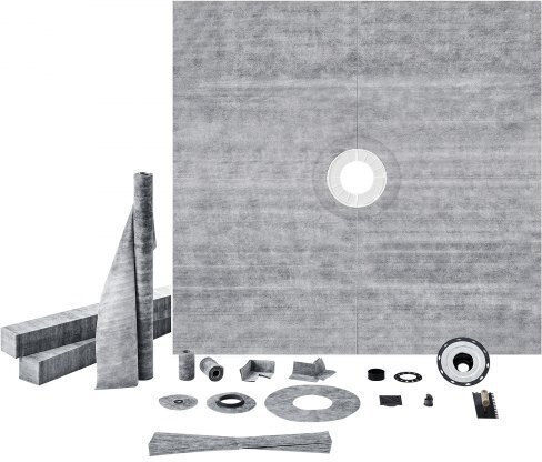 Vevor Κεραμική Ντουζιέρα 182.8x182.8cm Γκρι