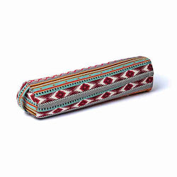 Bolster Yoga Round Yoga Cushion Aztec Yogi & Yogini Pure Cotton 60x16cm