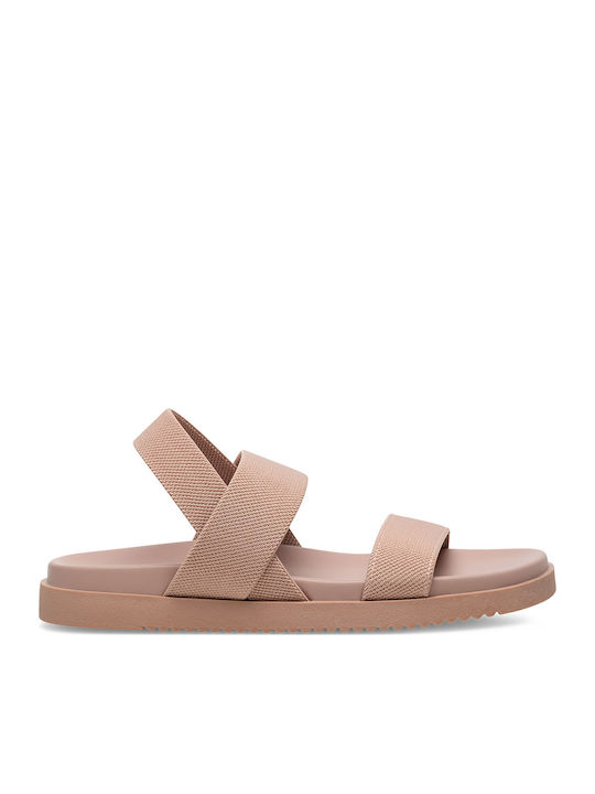 Flache Sandalen für Damen in Rosa Farbe