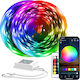 Zafit Rezistent la apă Inteligent Bandă LED Wi-Fi RGB Lumină 10m cu Telecomandă