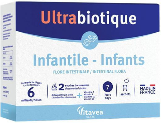 Vitavea Ultrabiotique Infantile Infants Probiotika für Kinder 7 Tütchen
