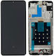 Samsung Екран със Сензорен Механизъм и Рамка за Samsung Galaxy M55 5G M556 (Черен)