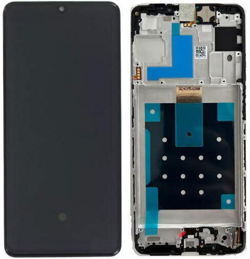 Samsung Екран със Сензорен Механизъм и Рамка за Samsung Galaxy M55 5G M556 (Черен)
